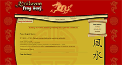 Desktop Screenshot of kurzy.kralovnafengsuej.cz
