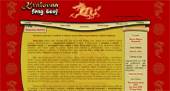 Desktop Screenshot of kralovnafengsuej.cz